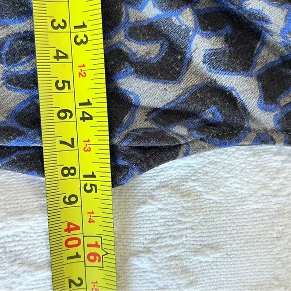 Iceberg Dress Women's Size D42 (CDN 8) Maxi Length Blue/Black Designer Milano - Picture 7 of 10